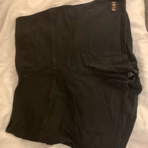 Black athletic shorts
